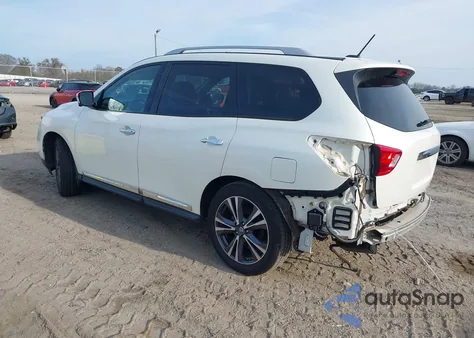 2017 Nissan Pathfinder Platinum z USA, uszkodzony, nr VIN 5N1DR2MN1HC650213